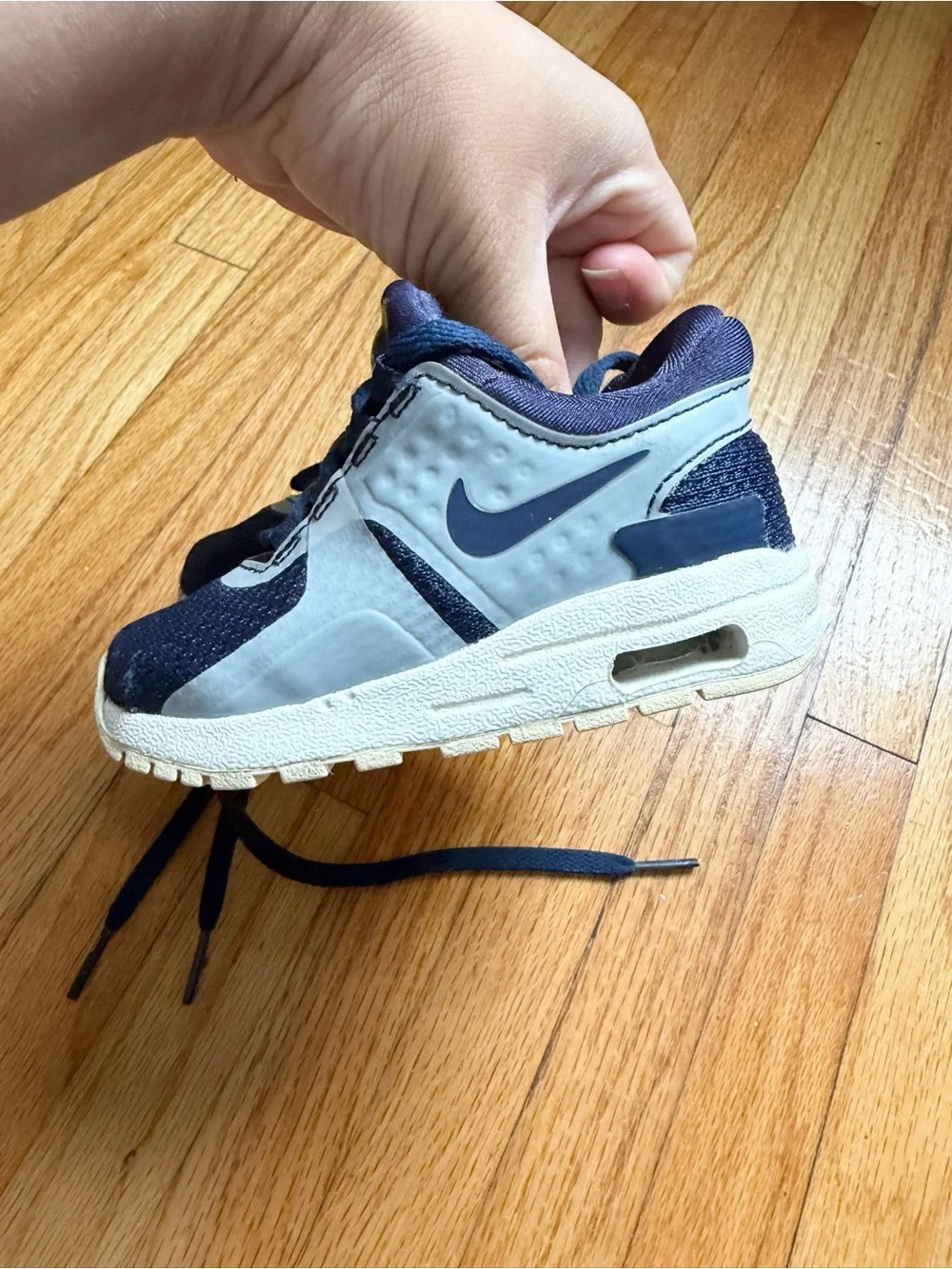 Nike Air Max Zero Toddler Shoes Size 4C Blue